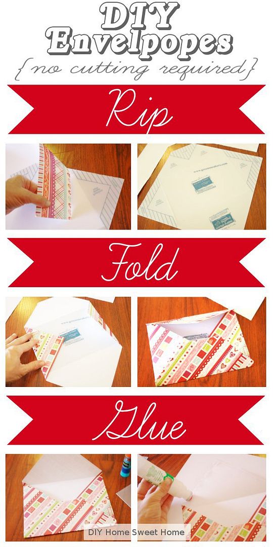 DIY Envelopes using the Kreatealope® Envelope Maker DIY Home Sweet Home
